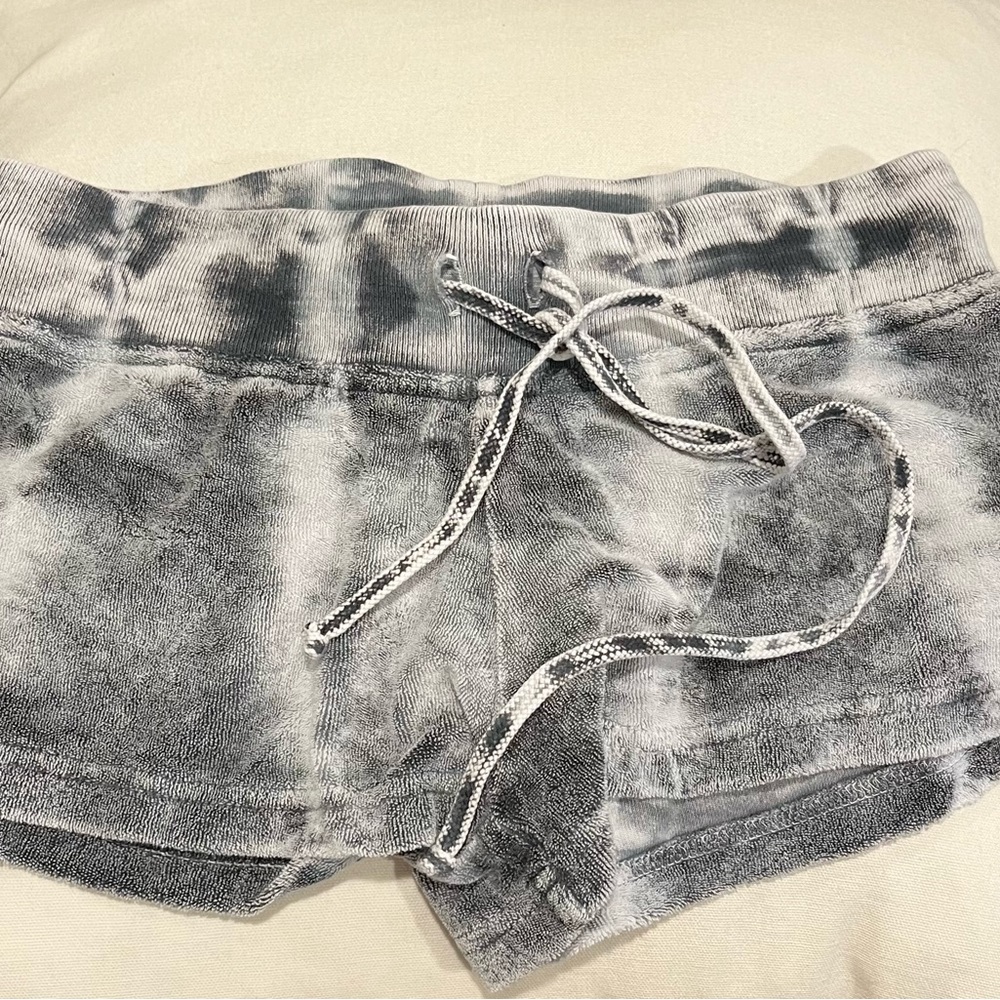 Gray (acid wash) Terry Hard Tail Shorts